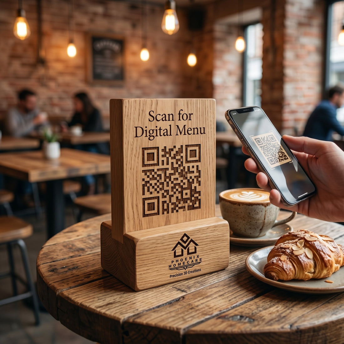 Best QR Code Display Ideas for Cafes | Modern Smart Café Branding