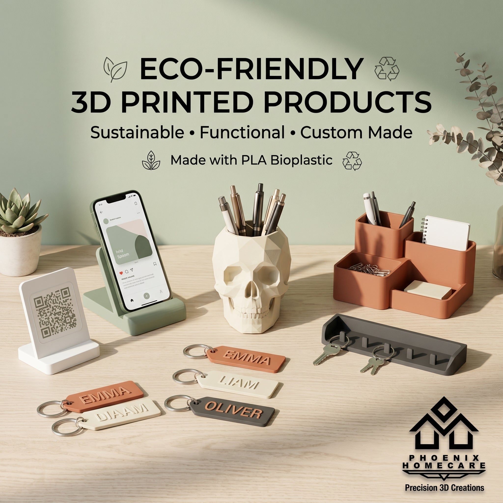 Eco-Friendly 3D Printed Products