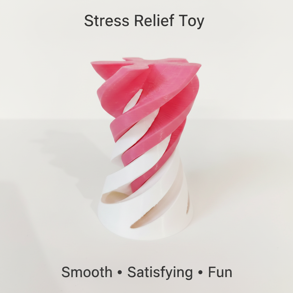 Spiral Fidget Toy – Stress & Anxiety Relief Desk Toy | Satisfying Sensory Toy for Focus & Relaxation
