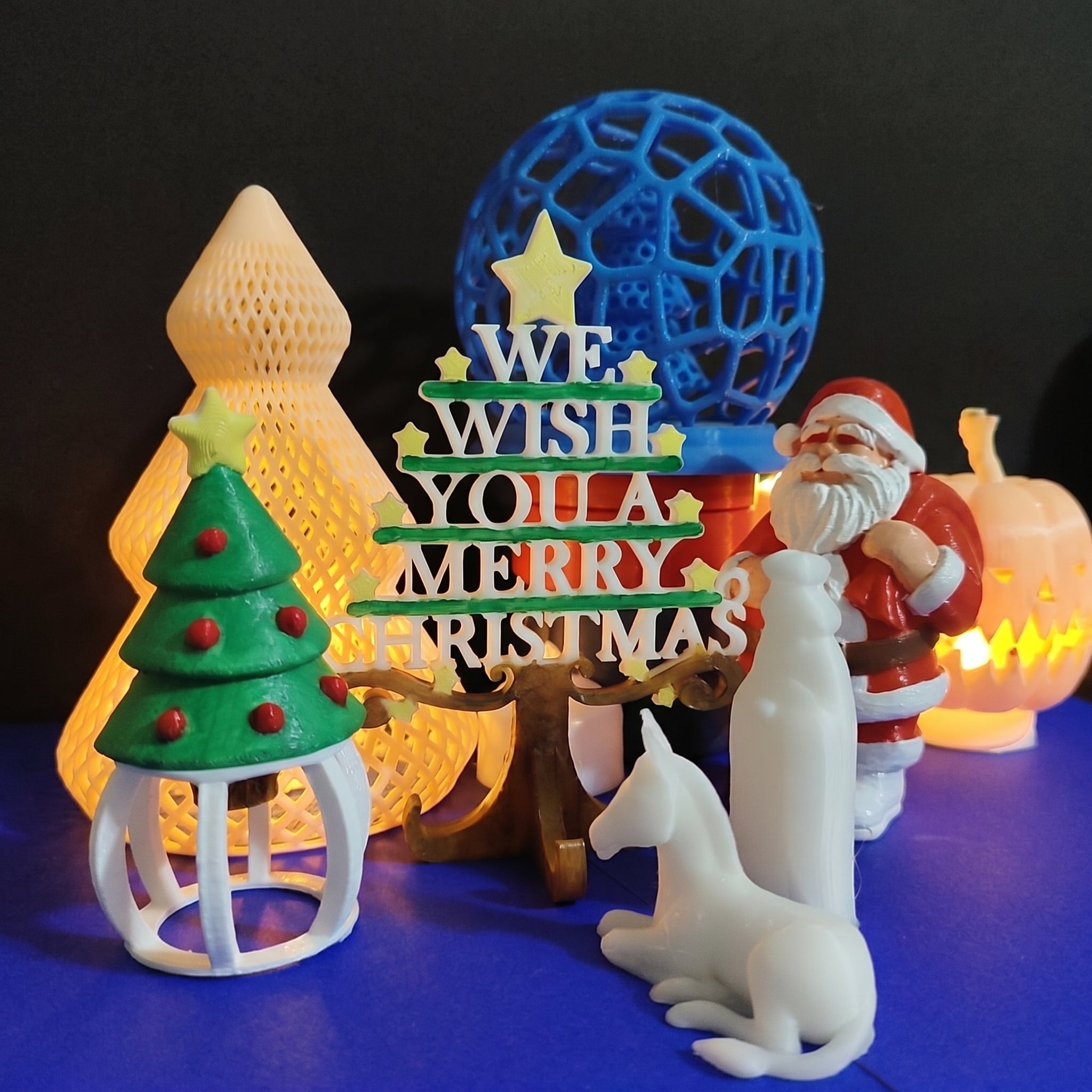 Christmas Decorations Set – Cute Xmas Home Decor & Mini Figurines | Festive Table Decor & Gift Idea