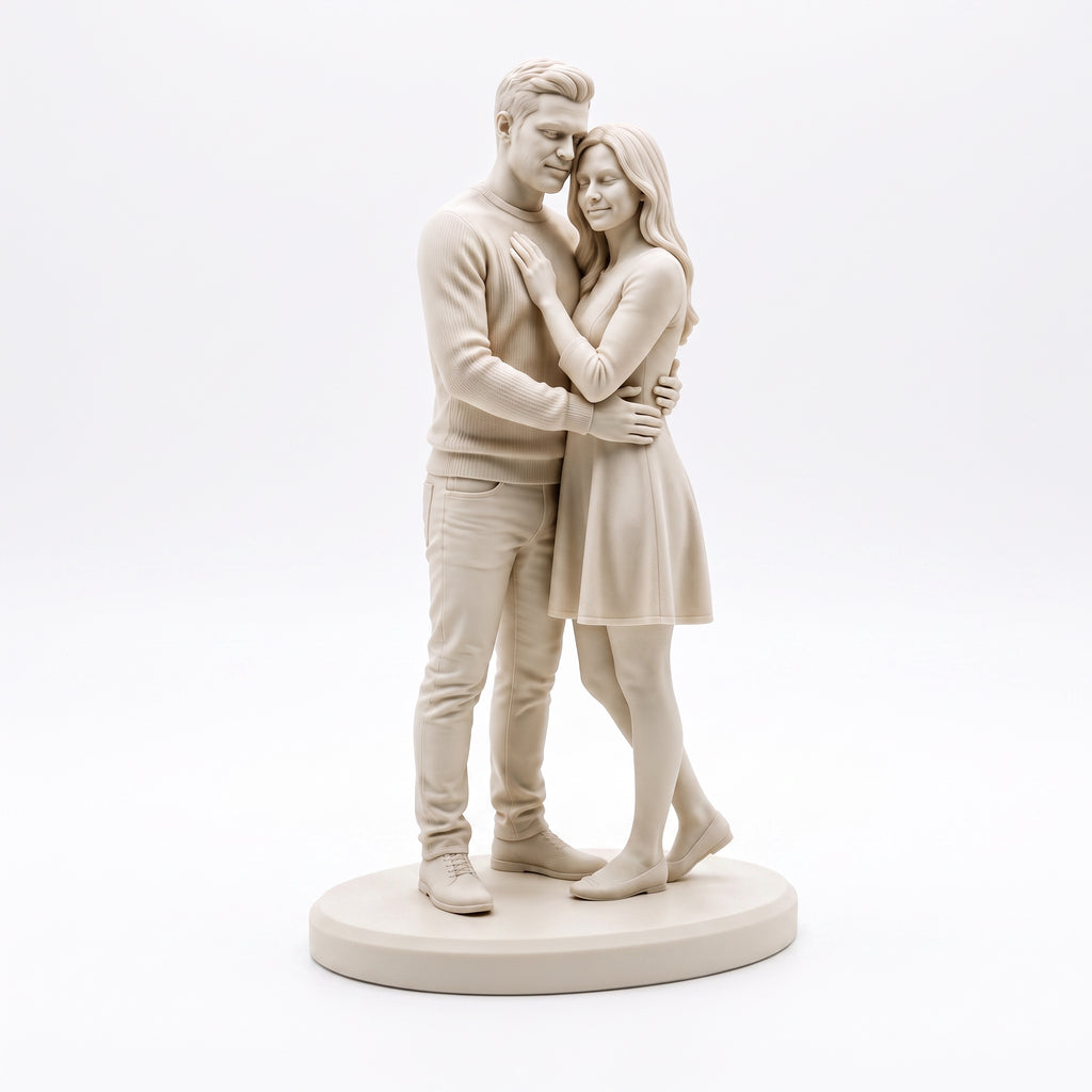 Custom 3D Printed Figurine from Photo – Personalized Miniature Gift
