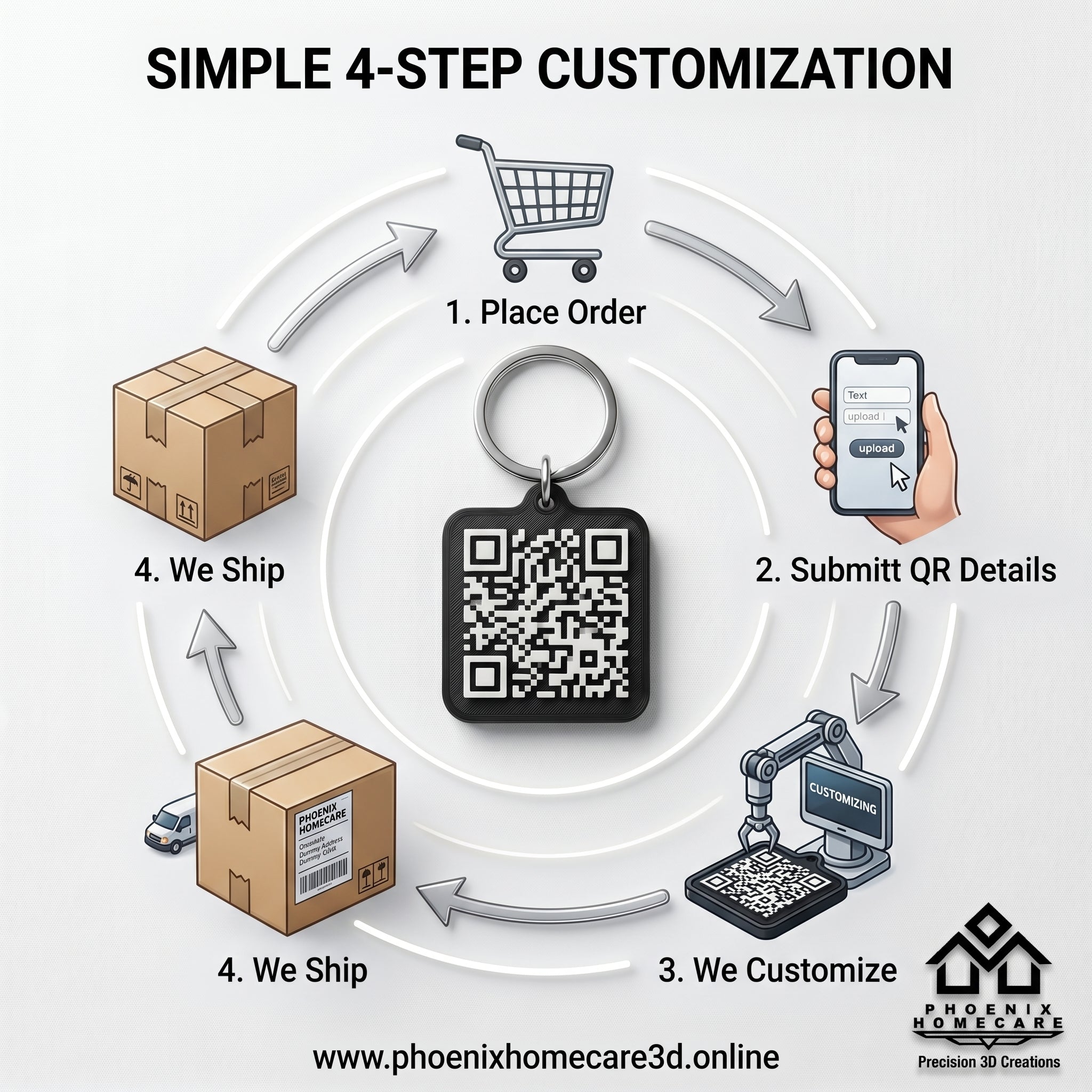 Emergency Medical Alert QR Tag | Instant Access to Life-Saving Information