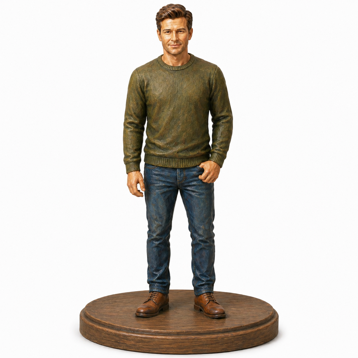 Custom 3D Printed Figurine from Photo – Personalized Miniature Gift