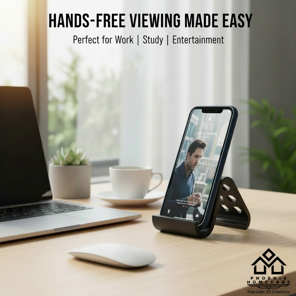 Personalized Phone Stand with Name – Custom Desk Phone Holder | Unique Gift for Him, Her, Office & Home