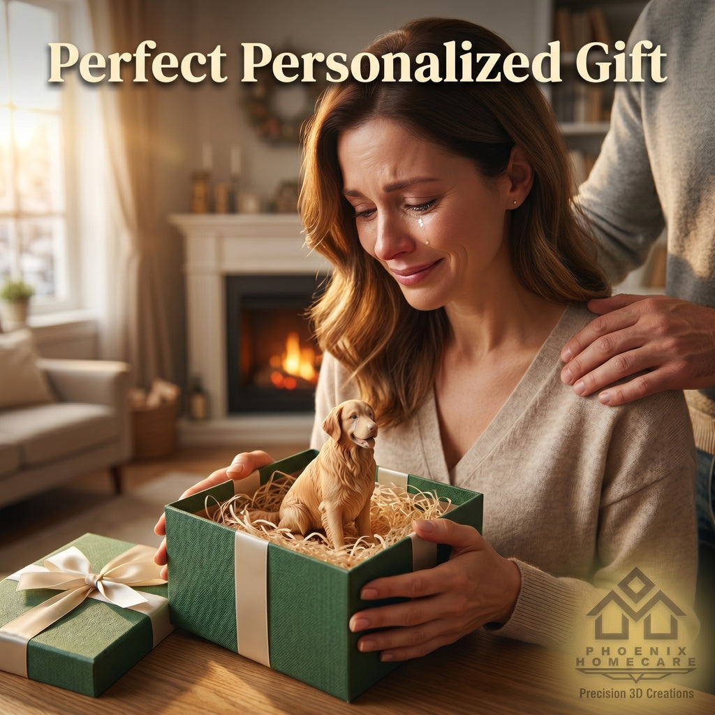 Custom 3D Printed Figurine from Photo – Personalized Miniature Gift
