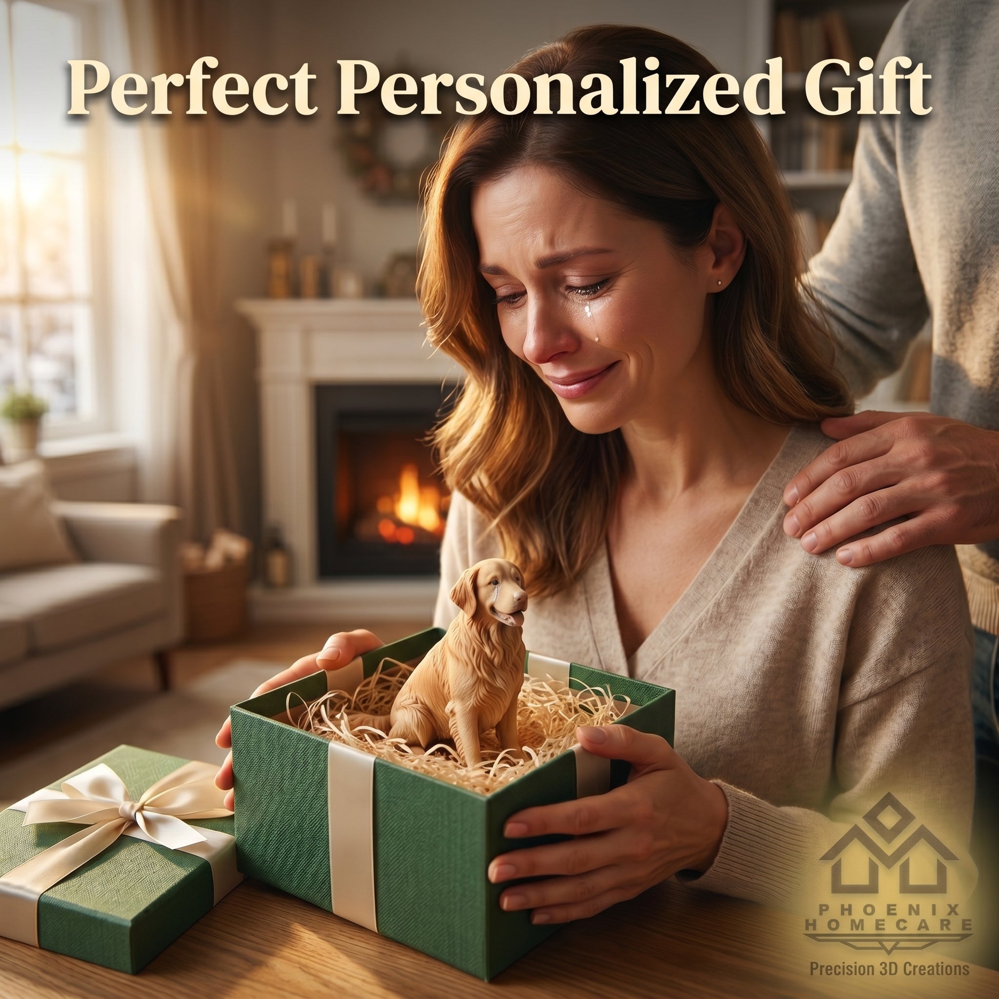 Custom 3D Printed Figurine from Photo – Personalized Miniature Gift