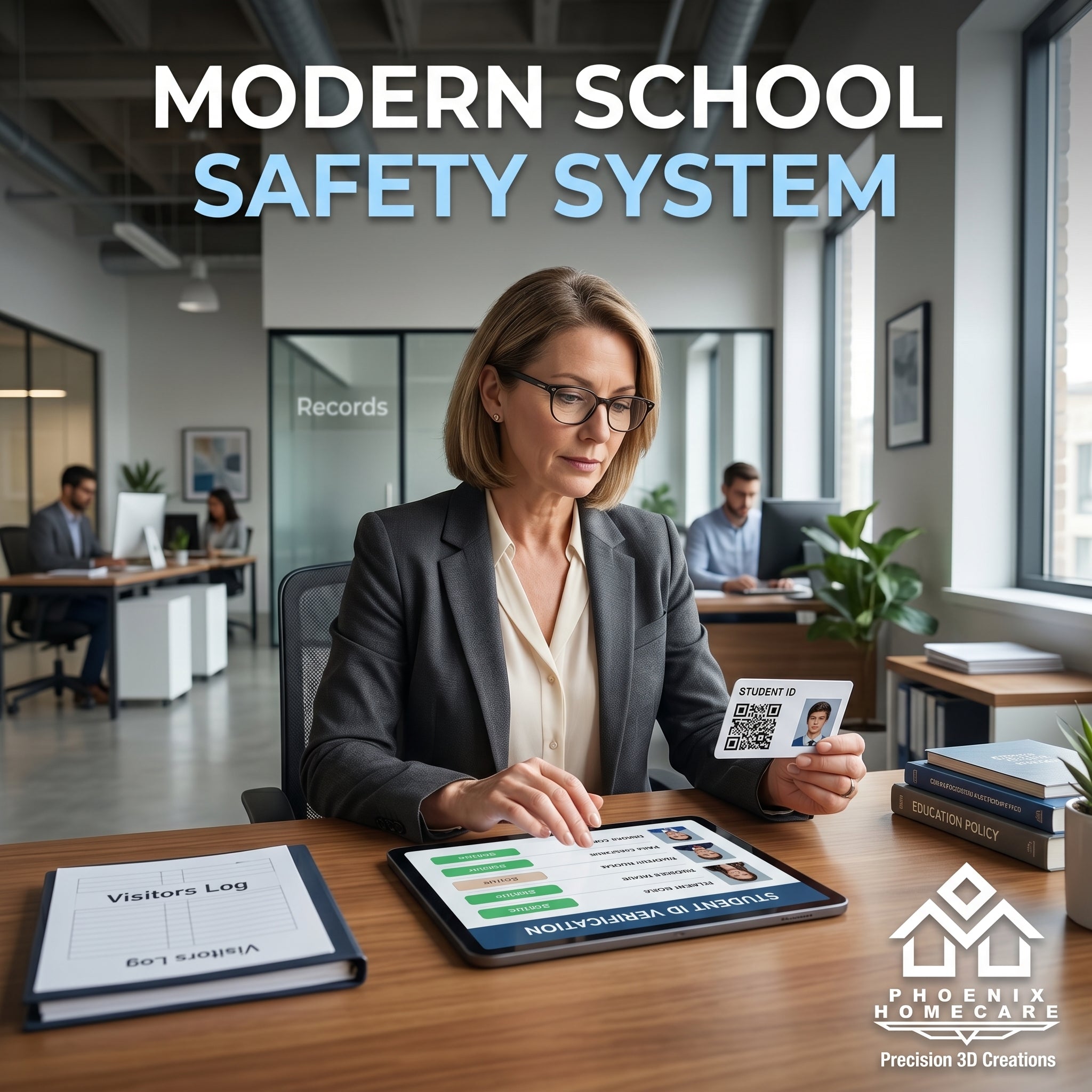 Smart Kids Safety QR Tag | Emergency Contact School Bag ID | Child Safety Badge with QR Code