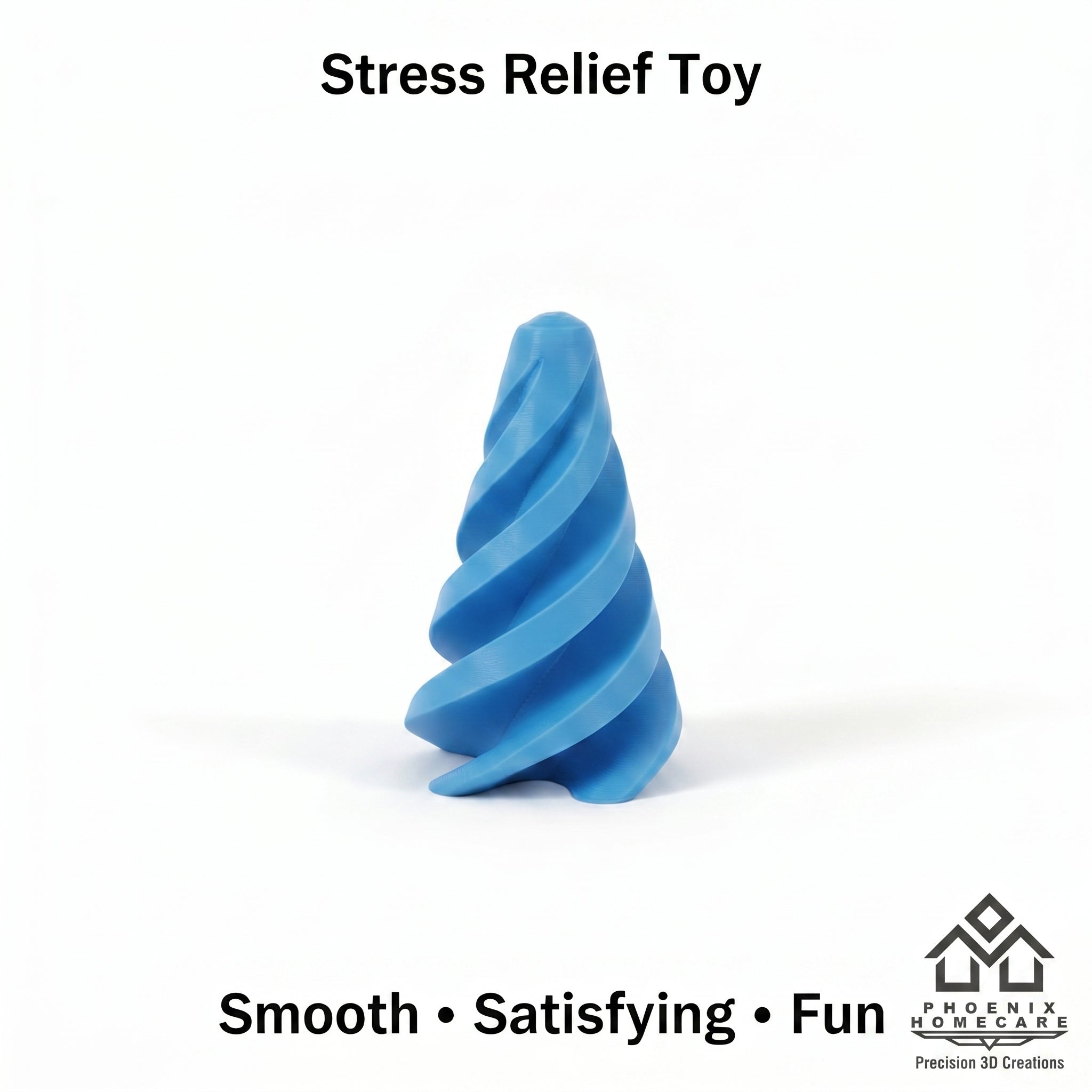 Spiral Fidget Toy – Stress & Anxiety Relief Desk Toy | Satisfying Sensory Toy for Focus & Relaxation
