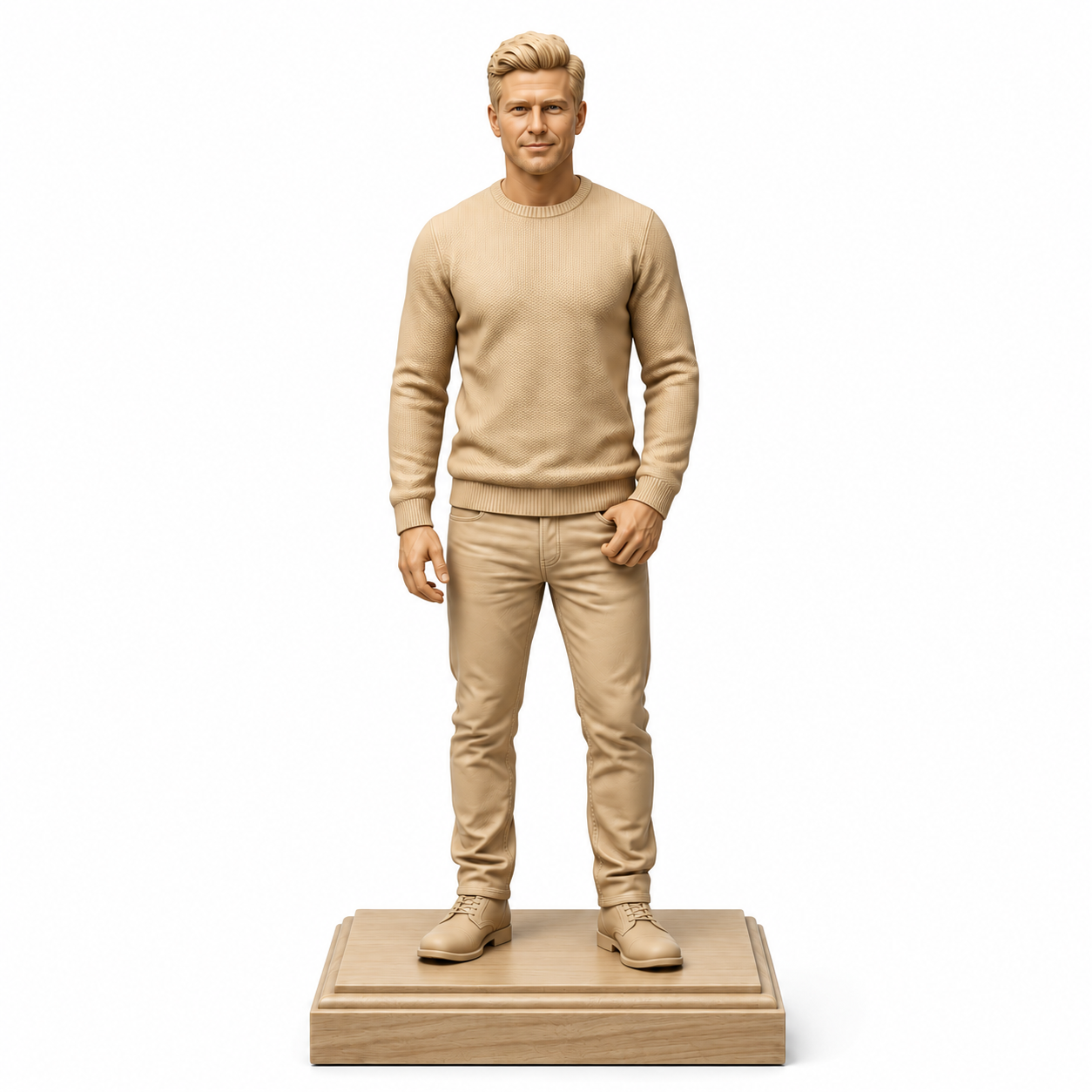 Custom 3D Printed Figurine from Photo – Personalized Miniature Gift