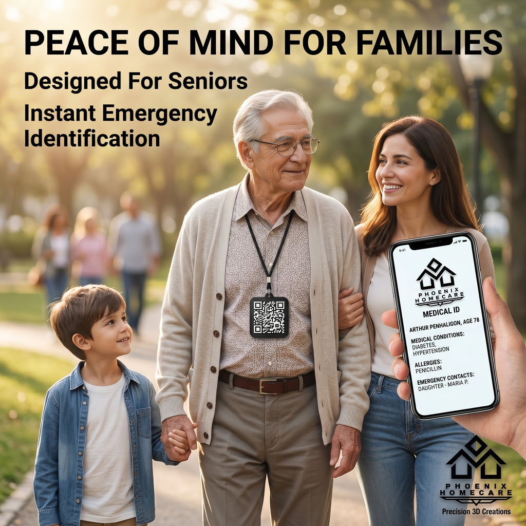Emergency Medical Alert QR Tag | Instant Access to Life-Saving Information