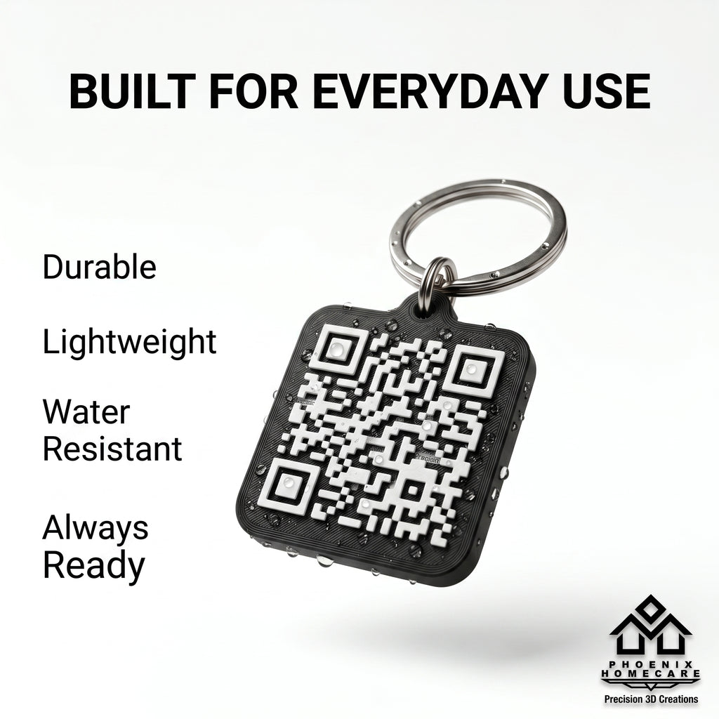 Emergency Medical Alert QR Tag | Instant Access to Life-Saving Information