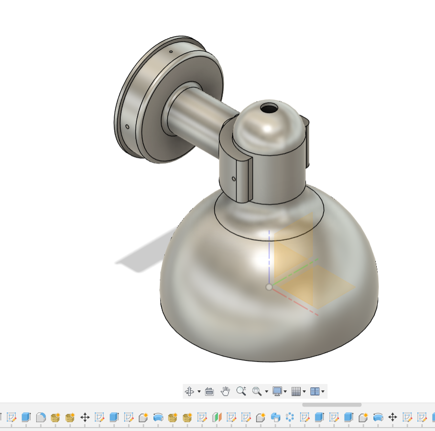 Modern 3D Printed Wall Light Fixture | Minimalist Lamp - Phoenix Homecare 3D