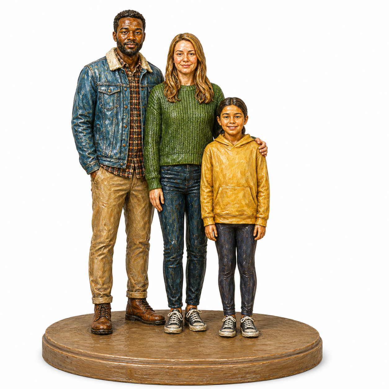 Custom 3D Printed Figurine from Photo – Personalized Miniature Gift