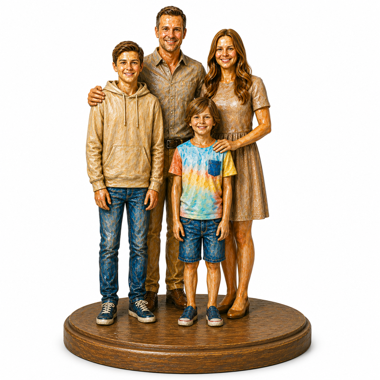 Custom 3D Printed Figurine from Photo – Personalized Miniature Gift