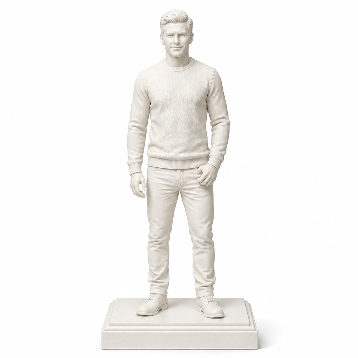 Custom 3D Printed Figurine from Photo – Personalized Miniature Gift