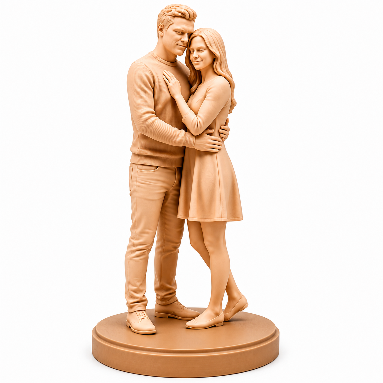Custom 3D Printed Figurine from Photo – Personalized Miniature Gift