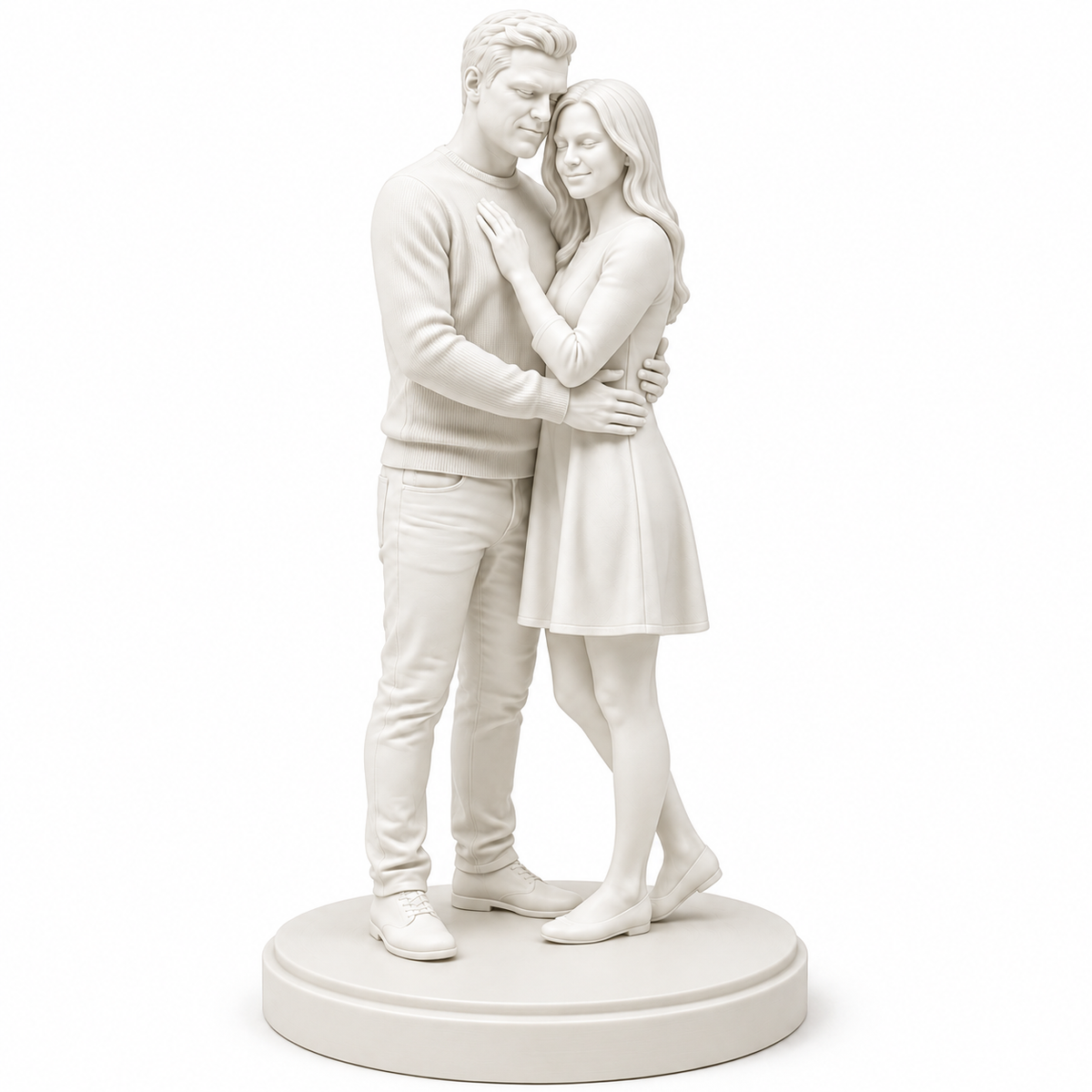 Custom 3D Printed Figurine from Photo – Personalized Miniature Gift