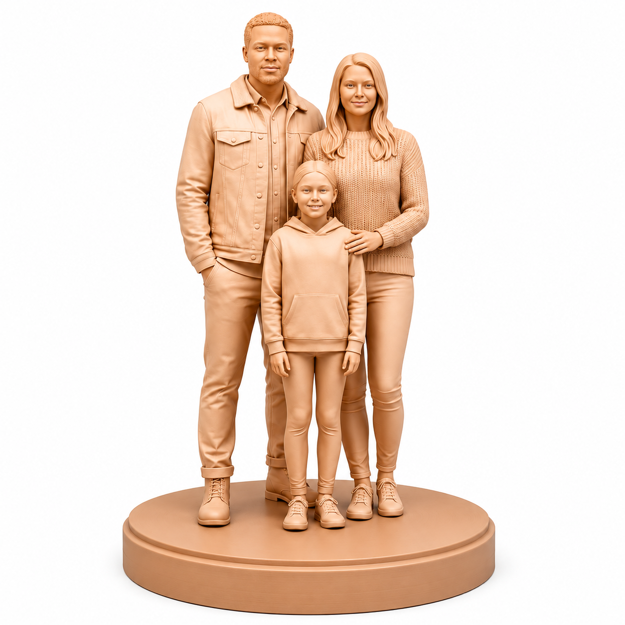 Custom 3D Printed Figurine from Photo – Personalized Miniature Gift