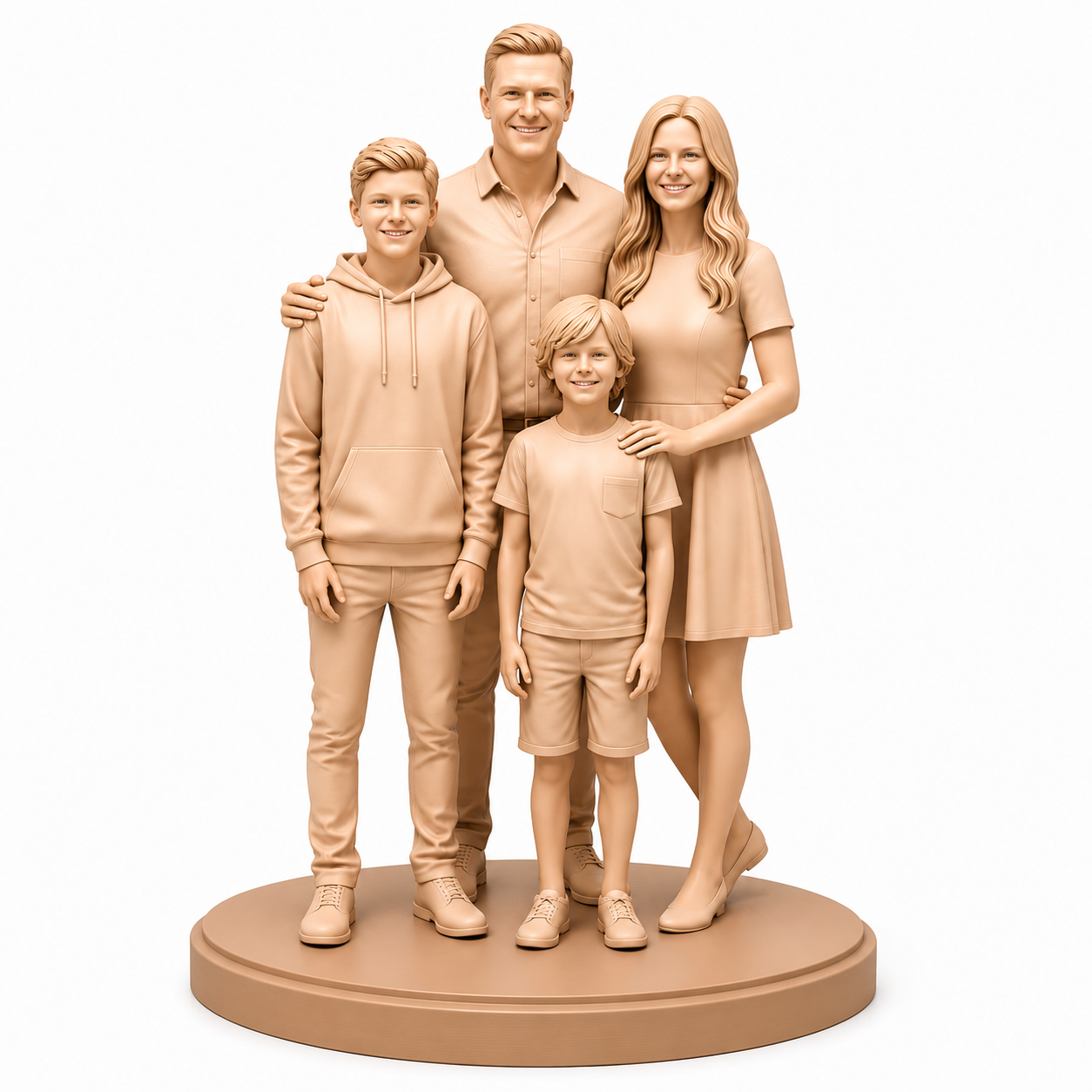 Custom 3D Printed Figurine from Photo – Personalized Miniature Gift
